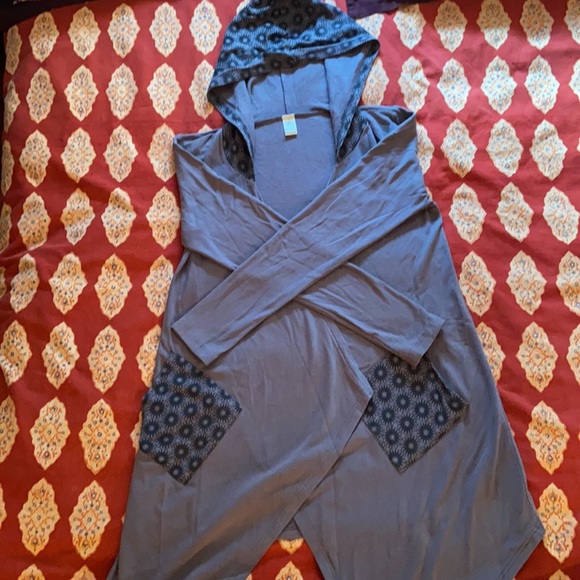 Soul Flower Hooded Wrap Cardigan - Picture 4 of 7